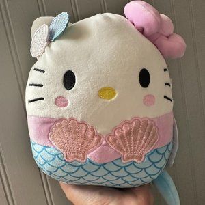 NWT Squishmallows Official Plush 8in Hello Kitty Mermaid